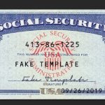 Template Social Security Card Usa – Ssn Psd Template With Editable Social Security Card Template