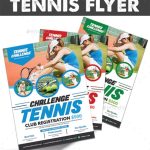 Tennis Flyer Templates | Free &amp; Premium Downloads inside Tennis Flyer Template Free