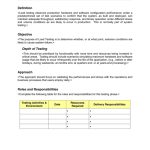 Test Plan Template In Word And Pdf Formats – Page 11 Of 17 Regarding Test Template For Word