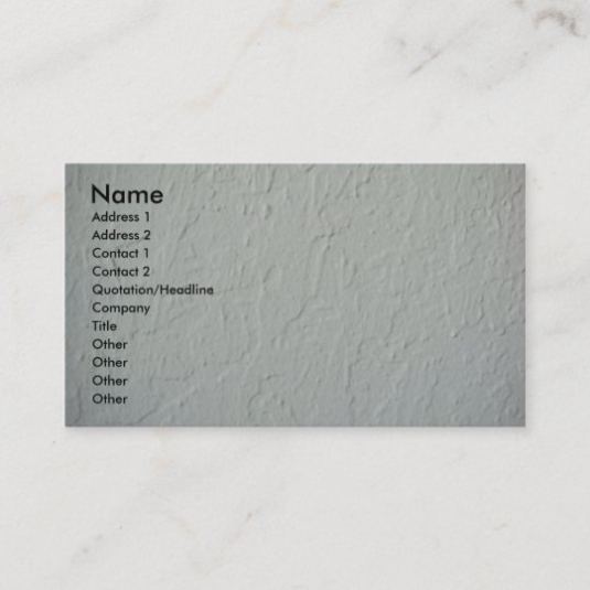Textured Plaster Wall Business Card | Zazzle.co.uk Regarding Plastering Business Cards Templates