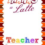Thanks A Latte Dunkin Donuts Theme – My Momma Taught Me Regarding Thanks A Latte Card Template