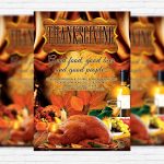Thanksgiving Evening – Premium Flyer Template + Facebook Cover | Exclsiveflyer | Free And With Regard To Thanksgiving Flyer Template Free