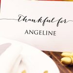 Thanksgiving Place Cards · Wedding Templates And Printables With Thanksgiving Place Card Templates