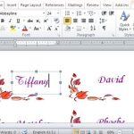 Thanksgiving Place Cards Maker Template For Word With Ms Word Place Card Template