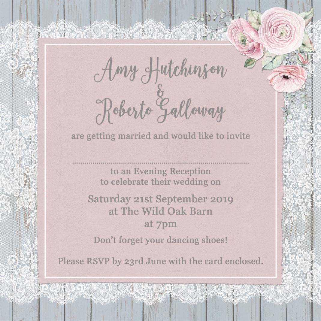 The Complete Guide To Wedding Invitation Wording - Sarah Wants Stationery Throughout Sample Wedding Invitation Cards Templates