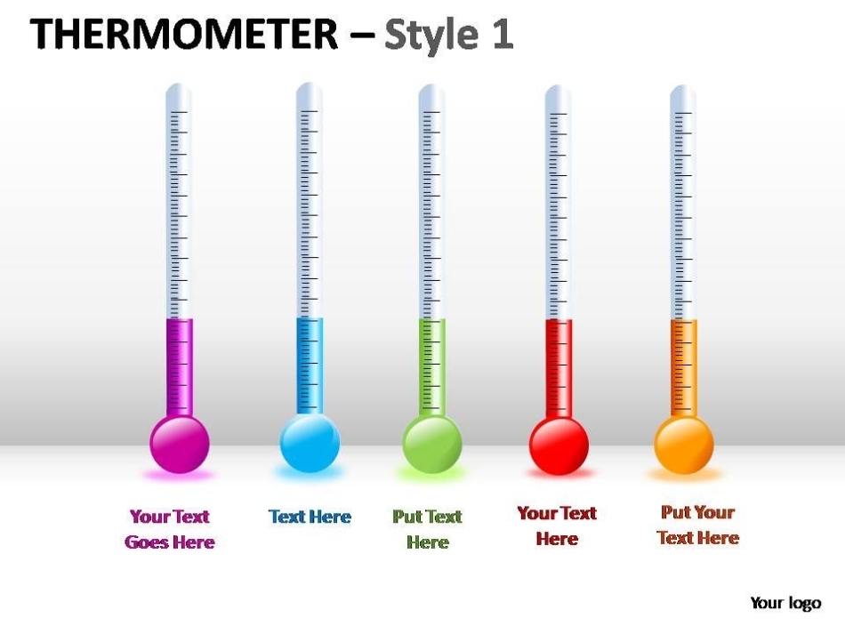 Thermometer Style 1 Powerpoint Presentation Slides | Ppt Images Gallery | Powerpoint Slide Show Intended For Thermometer Powerpoint Template