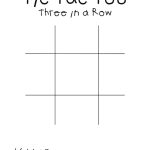Tic Tac Toe Printable Sheets – Printable Word Searches Pertaining To Tic Tac Toe Template Word