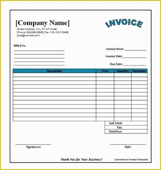 Timesheet Invoice Template Free Of 6 Free Contractor Invoice Template Excel Pertaining To Timesheet Invoice Template Excel