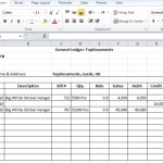 Top 5 Free General Ledger Templates – Word Templates, Excel Templates Within Double Entry Journal Template For Word