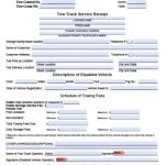 Towing Receipt Template | Free Word Templates With Regard To Towing Business Plan Template