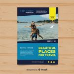 Travel Flyer Template | Free Vector Throughout Vacation Flyer Template