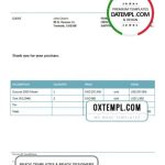 Usa Rtt Motors Invoice Template In Word And Pdf Format, Fully Editable – Edutempl For Invoice Template Usa