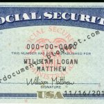 Usa Social Security Card Psd Template Inside Social Security Card Template Psd
