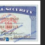 Usa Social Security Card Template Psd New Regarding Ss Card Template