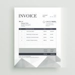 Vector Quotation Invoice Template Design – Download Free Vector Art, Stock Graphics & Images Throughout Invoice Template For Designers