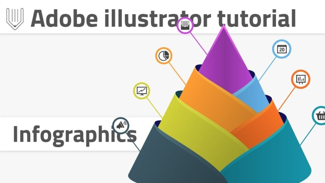 Video Infographic : How To Create Advanced Infographics Template | Adobe Illustrator Tutorial For Illustrator Infographic Template