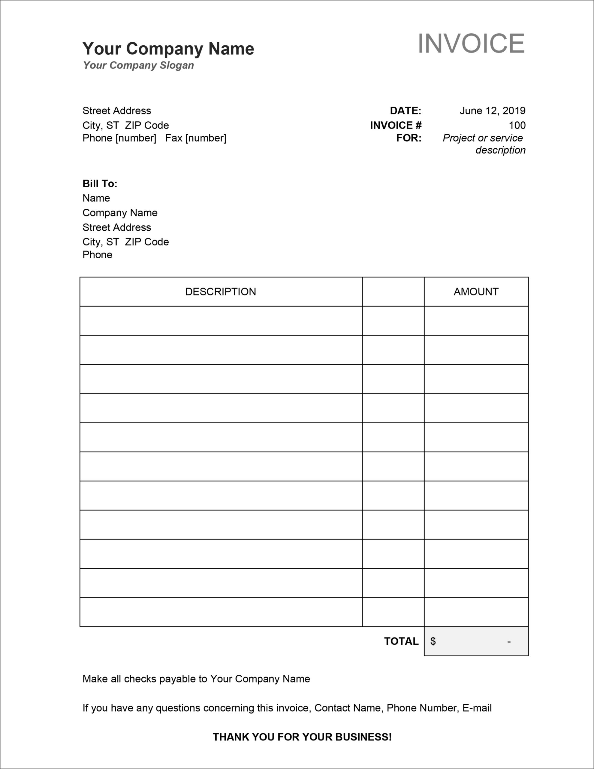 View Invoice Format In Excel Sheet Free Download Gif * Invoice Template Regarding Car Sales Invoice Template Free Download