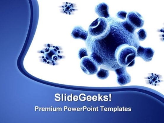 Virus Science Powerpoint Templates And Powerpoint Backgrounds 0311 | Powerpoint Design Template Intended For Virus Powerpoint Template Free Download
