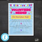 Volunteers Needed Flyer Template Back To School Flyer – Etsy Inside Volunteers Needed Flyer Template
