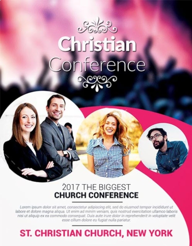 Web Development: 20 Best Free Church Flyer Templates For Your 2020 Religious Events For Gospel Meeting Flyer Template