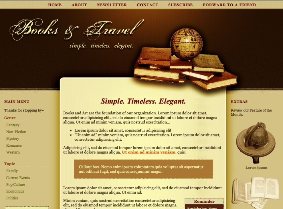 Website Templates Design Gallery | Small Business Website Design Within Basic Business Website Template