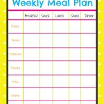 Weekly Menu Planner | More Excellent Me throughout Meal Plan Template Word