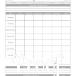 Weekly Time Card Grey And White Instant By Organizedcandyshoppe With Regard To Weekly Time Card Template Free
