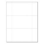White 3 Up 3.5" X 5.5" Perforated Postcard And Index Card Stock (150 Cards) – Solid Color Within 5 By 8 Index Card Template