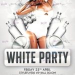 White Party Psd Flyer Template #18244 – Styleflyers For All White Party Flyer Template Free