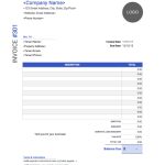 Word Document Invoice With Process Server Invoice Template