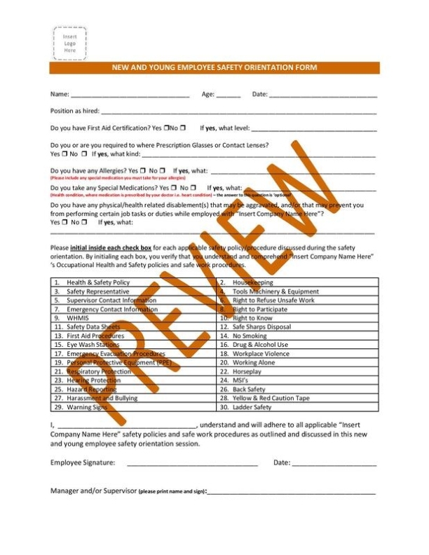 Written Ohs Safety Program Policy Template I Bc Alberta Ontario - Empire Safety Solutions regarding Health And Safety Policy Template For Small Business