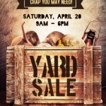 Yard Sale Poster Flyer Template | Postermywall Inside Free Yard Sale Flyer Template