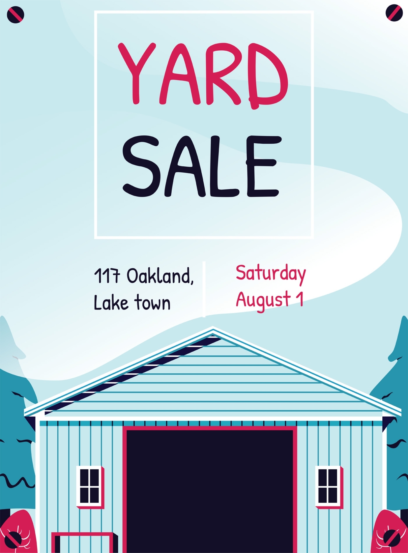 Yard Sale Sign Template Poster 226662 Vector Art At Vecteezy With Regard To Yard Sale Flyer Template